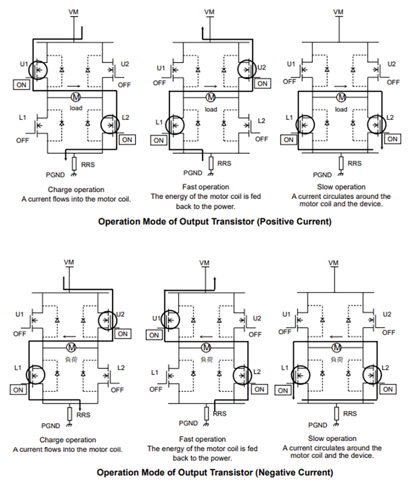 Schematic - Toshiba TB67H482FNG Single H-Bridge Brush Motor Driver IC